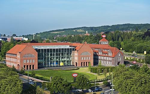 Der Stammsitz von Dr. Oetker in Bielefeld