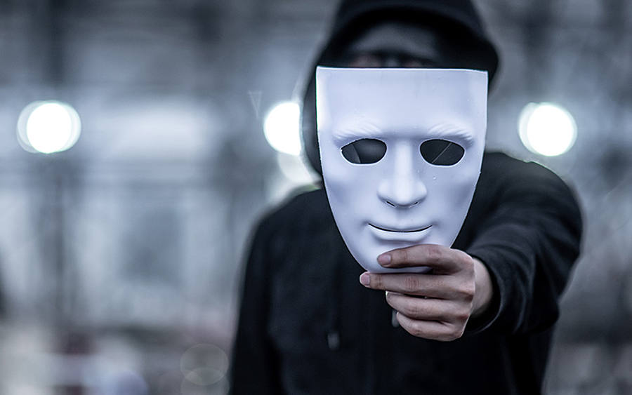 Anonymisiertes Gesicht