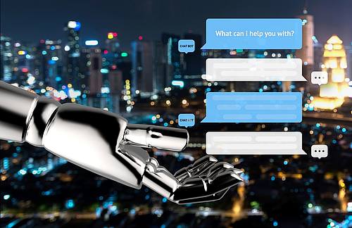 Chat-Dialog vor Skyline