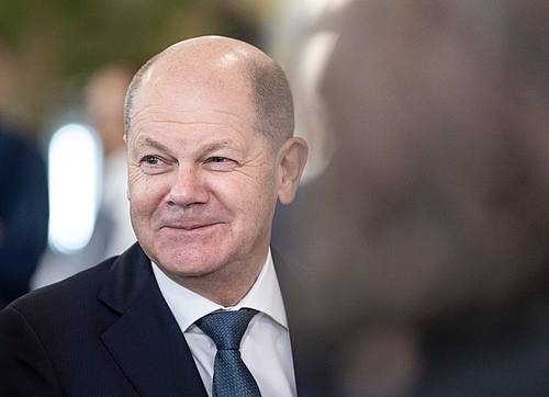 Bundeskanzler Olaf Scholz (SPD)