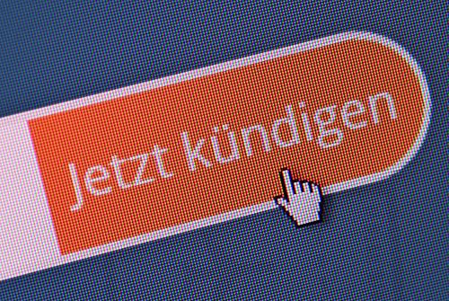 Kündigungsbutton