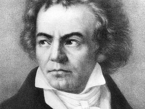Der deutsche Komponist Ludwig van Beethoven auf einer zeitgenössischen Darstellung. Foto: dpa