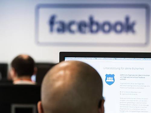 Blick ins Löschzentrum von Facebook