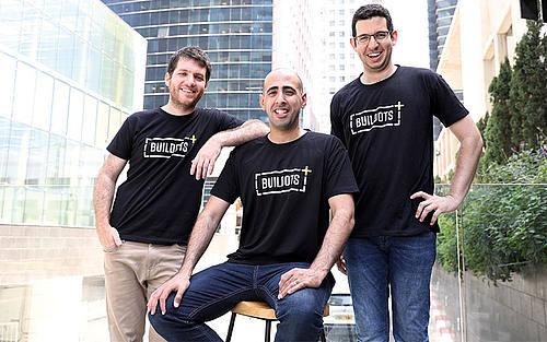 Roy Danon, Yakir Sudry und Aviv Leibovici (v.l.), Buildots