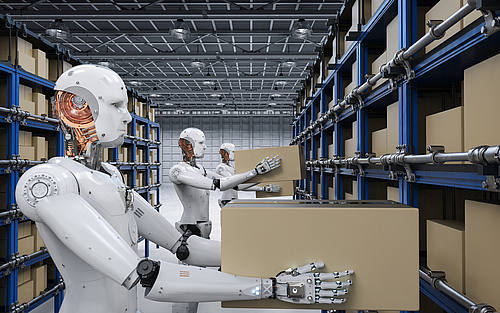 Roboter lenken und finden