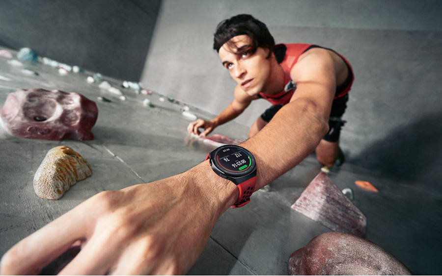 Bouldern mit Smartwatch