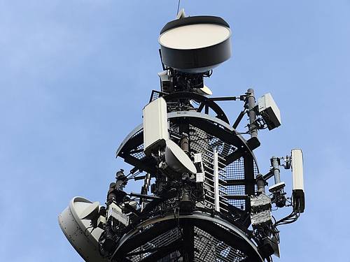 5G-Sendemast. Foto: Soeren Stache/zb/dpa