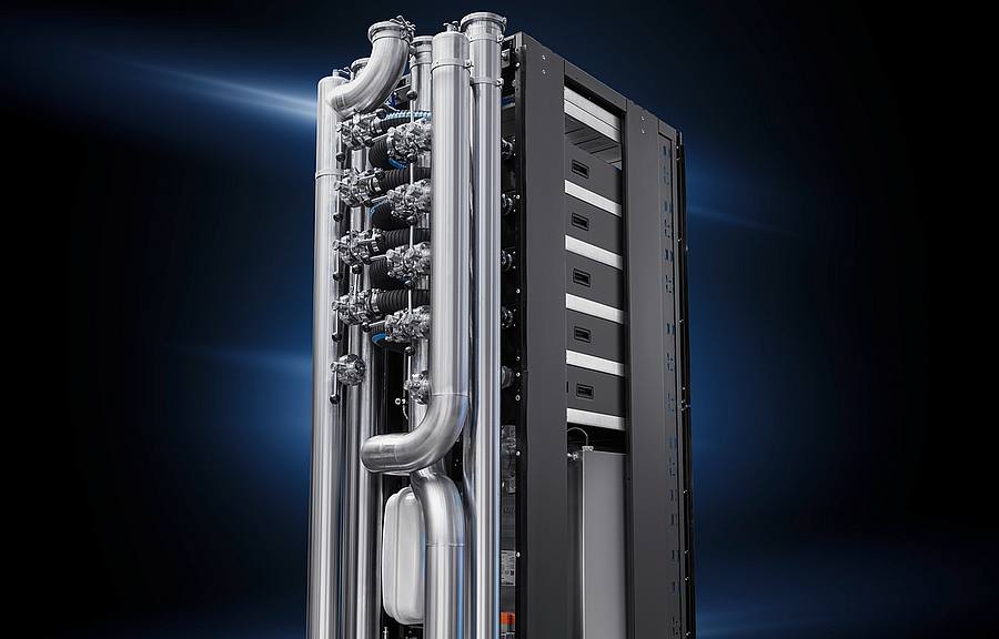 Server mit Flüssigkühlung