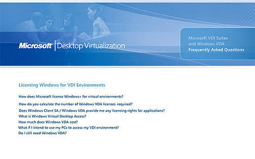 Microsoft VDI Suites und Windows VDA – FAQ