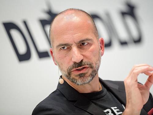 Uber-Chef Dara Khosrowshahi auf der Innovationskonferenz Digital-Life-Design (DLD). in München 2018. Foto: Matthias Balk