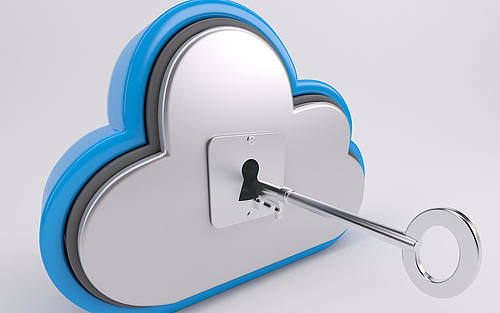 Cloud und Schlüssel