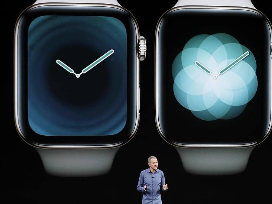 Jeff Williams, COO bei Apple: Im Geschäft mit Computer-Uhren könne nach wie vor kein Wettbewerber zu Apple aufschließen. ((Foto: Marcio Jose Sanchez/AP/dpa))
