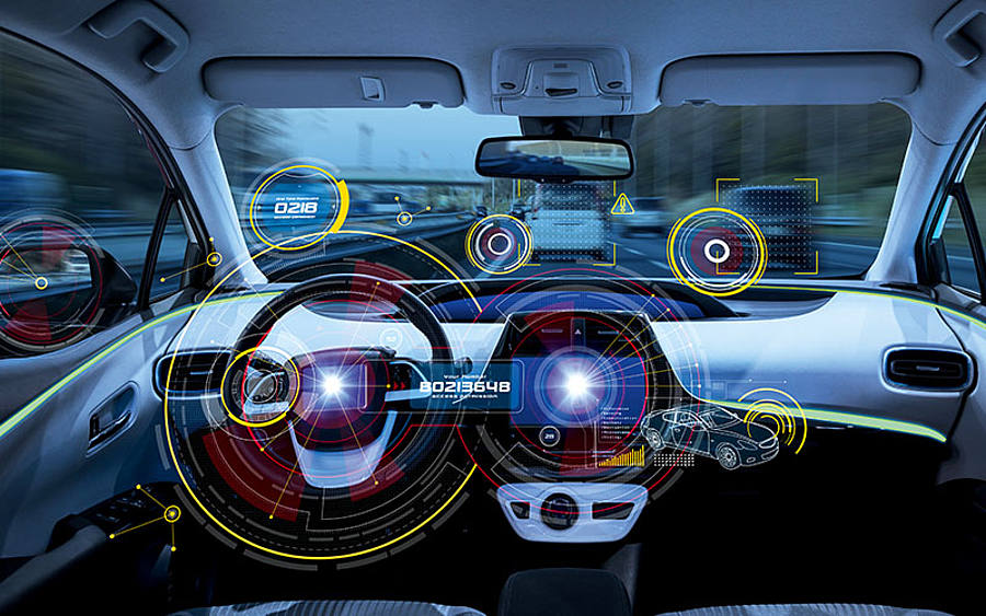 Das Auto-Cockpit der Zukunft