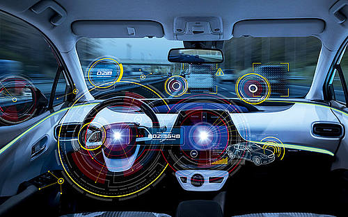 Das Auto-Cockpit der Zukunft