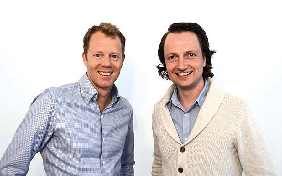 Die Gründer des Wintersport-Start-ups: Georg Reich (li.) und Stefan Pinggera. 