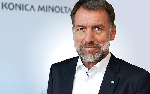 Der neue Geschäftsführer bei Konica Minolta Business Solutions Deutschland: Jörg Hartmann.