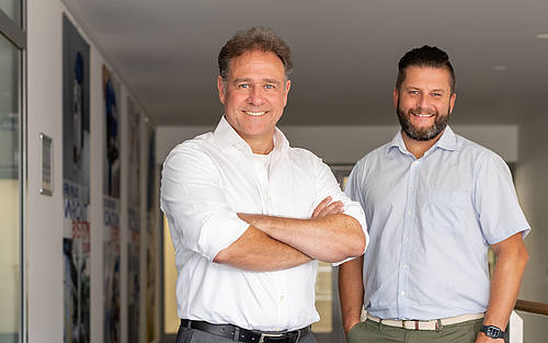 Dave Meike IT-Leiter bei Beko Technologies und Norbert Strack Geschäftsführer bei Beko Technologies