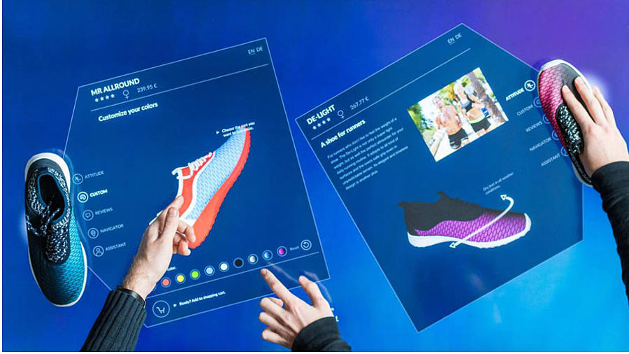 Schuhe digital anpassen