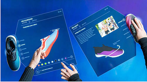 Schuhe digital anpassen