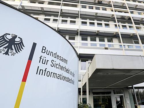 Das Bundesamt für Sicherheit in der Informationstechnik (BSI). Foto: Oliver Berg/dpa