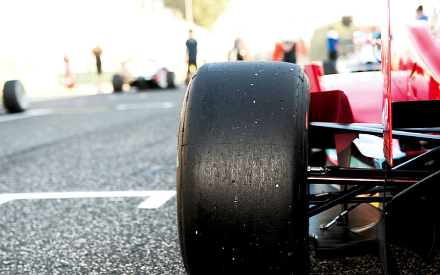 Hinterrad Rennwagen Formel 1