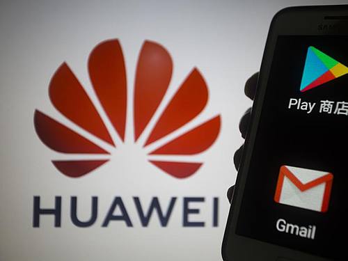 Die USA hatten Mitte Mai Huawei auf eine schwarze Liste von Unternehmen gesetzt, deren Geschäftsbeziehungen zu US-Partnern strengen Kontrollen unterliegen. Foto: Andre M. Chang/ZUMA Wire