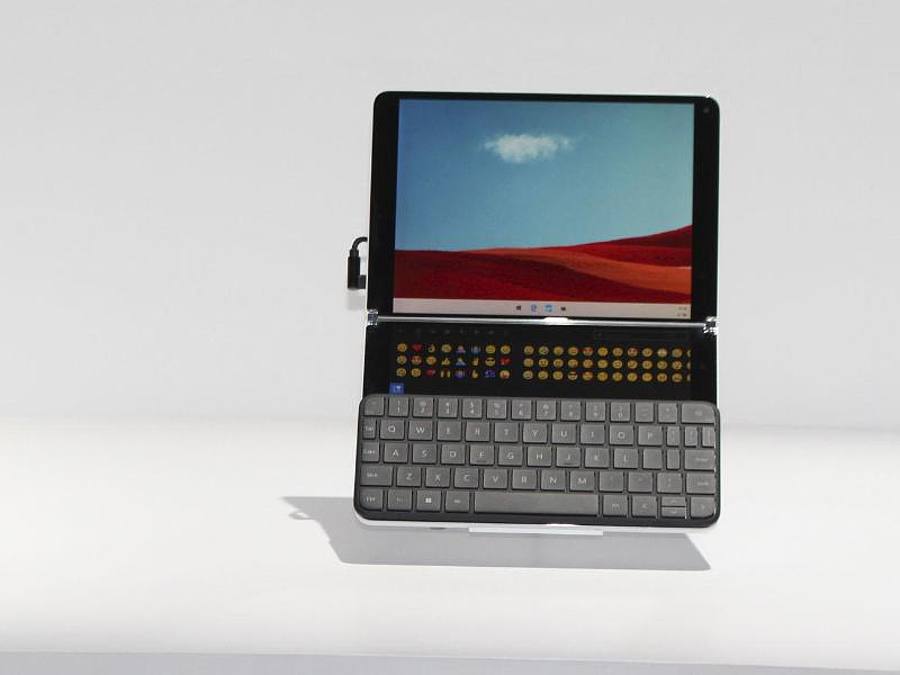 Das Tablet Surface Neo von Microsoft Corp. Foto: ---/kyodo/dpa