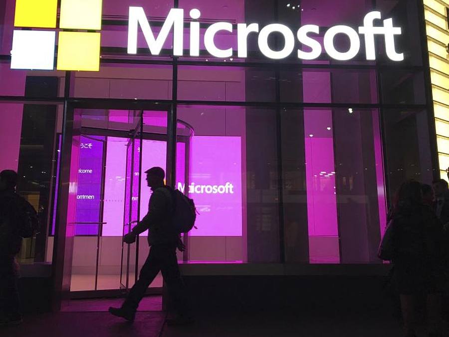 Der Boom des Cloud-Geschäfts bringt dem Software-Riesen Microsoft starke Geschäftszuwächse ein. Foto: Swayne B. Hall/AP/dpa