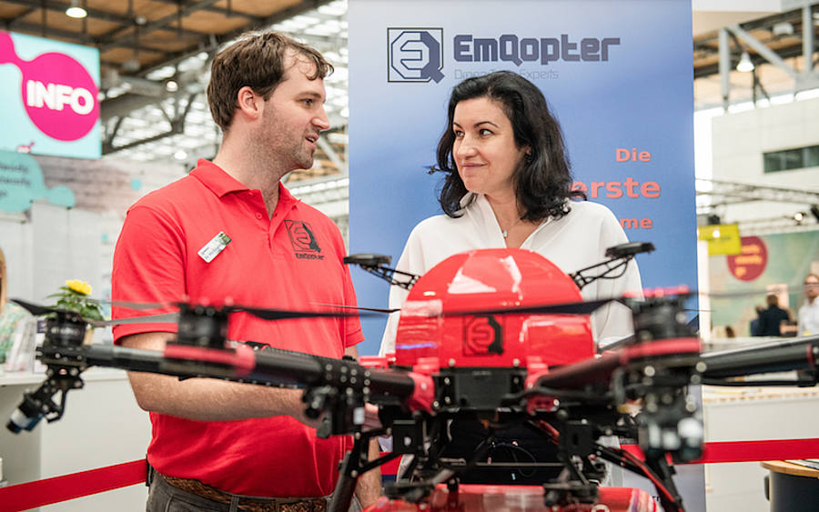 Dorothee Bär auf der Cebit 2018