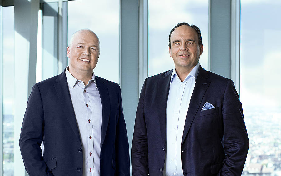 Oliver Ratzesberger, Teradata, und Hagen Rickmann, Telekom