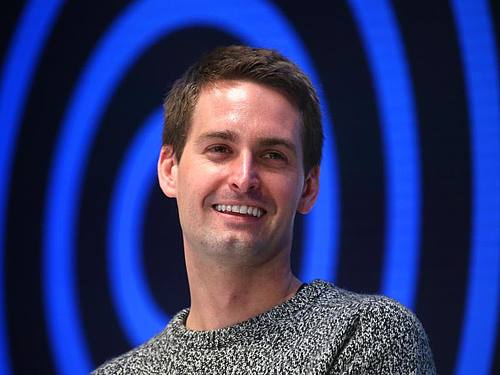 Evan Spiegel, Gründer und CEO von Snap, bei einer Podiumsdiskussion in München. Foto: Karl-Josef Hildenbrand/dpa