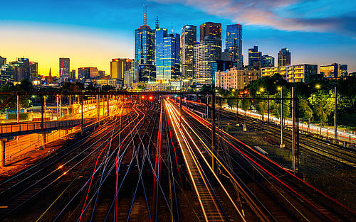 Schienenetz von Melbourne