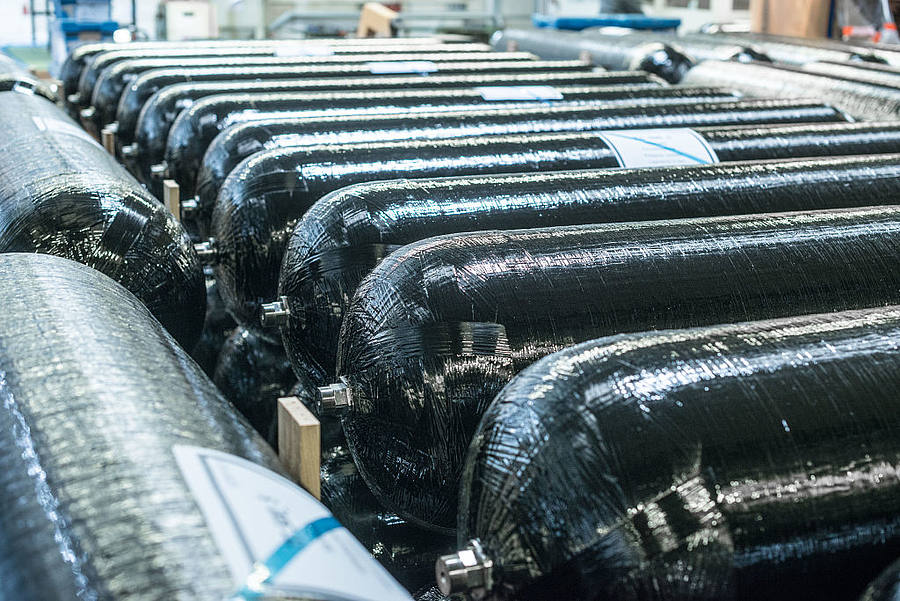 Gasbehälter der Hexagon Xperion GmbH.