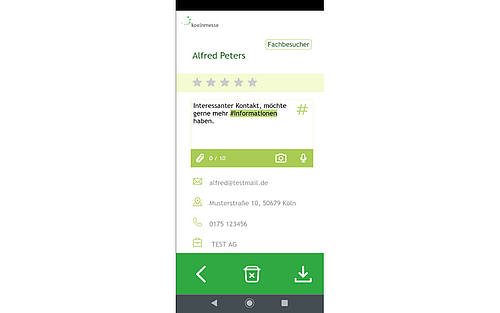 Leadtracking-App von dimedis