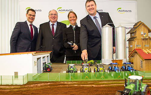 Das Agravis-Management auf der Bilanz-Pressekonferenz in Münster