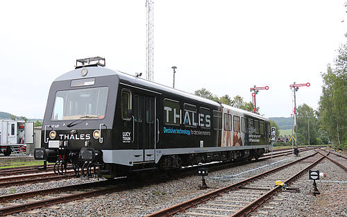 Ein Thales-Zug ist fahrerlos unterwegs