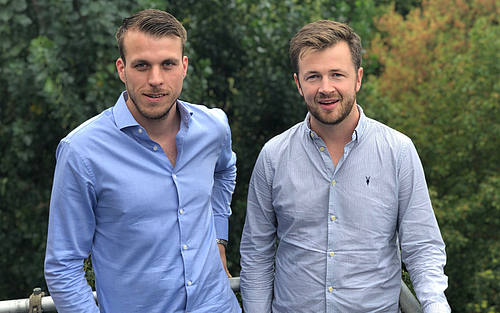 Fabian Beckers (links) und Philipp Reuter von Smoobu