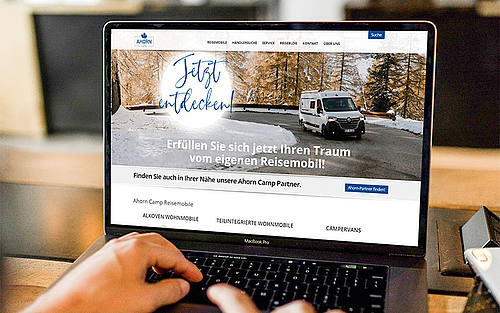 Webauftritt Ahorn Camp