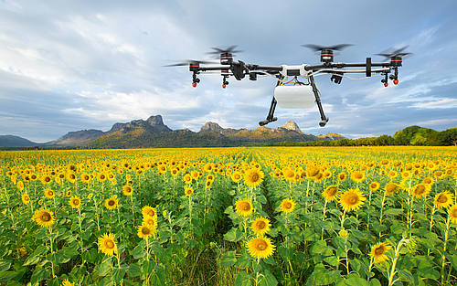 Landwirte setzen auf Drohnen 
