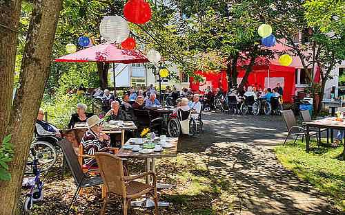 Sommerfest im Altenheim