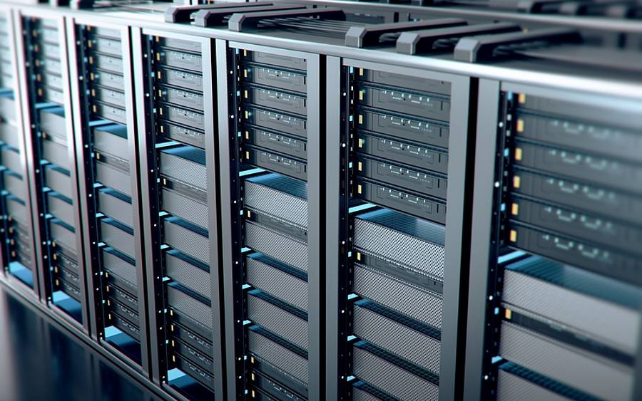 Server in Rechenzentrum