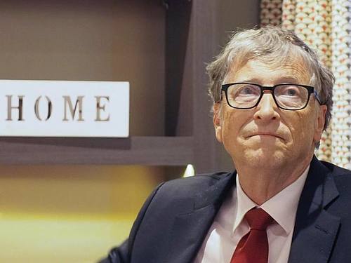 US-Milliardär Bill Gates fliegt gerne mit seinem Privatjet. Foto: Christian Böhmer/dpa