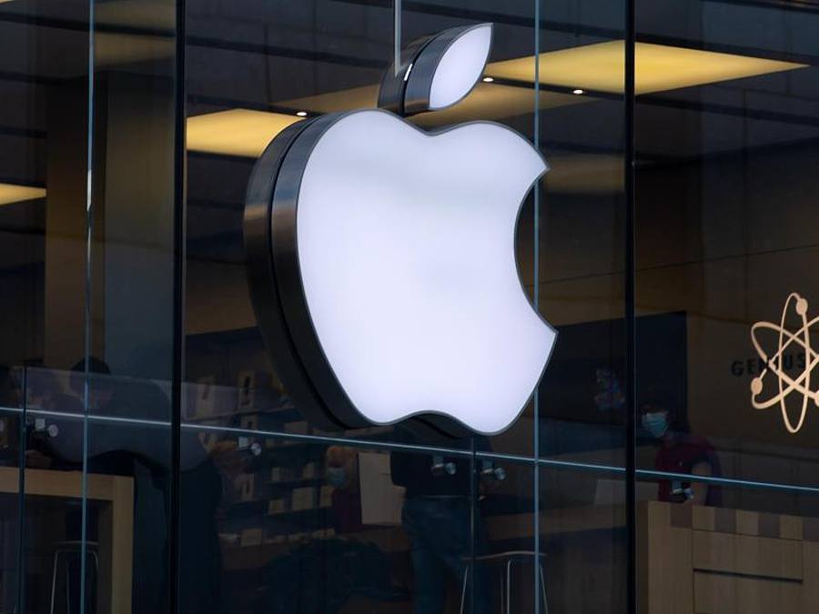 Der iPhone-Konzern Apple konnte seinen Umsatz steigern. Foto: Sven Hoppe/dpa