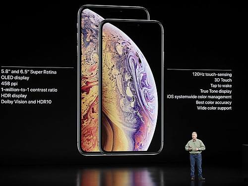 Jeff Williams, Chief Operating Officer bei Apple, spricht über die Apple Watch Series 4. Foto: Marcio Jose Sanchez/AP