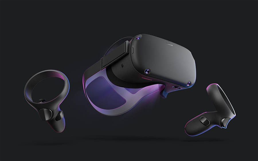 Detailaufnahme der Oculus Quest