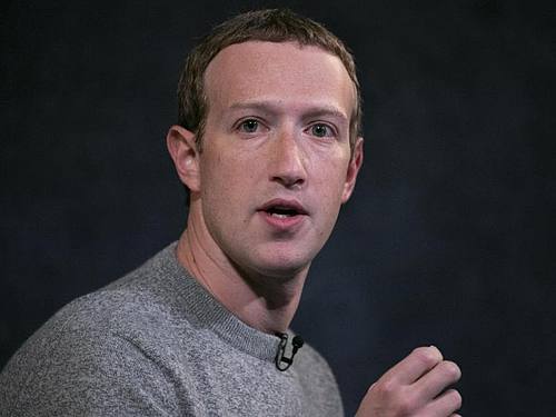 Mark Zuckerberg Ende 2019 bei einem Auftritt in New York. Foto: Mark Lennihan/AP/dpa