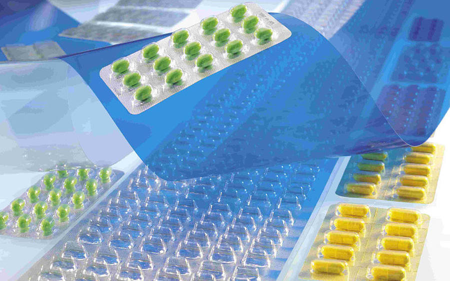 Blisterfolien aus dem Programm von Perlen Packaging