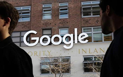 Google-Büro in New York. ((Foto: Mark Lennihan/AP))