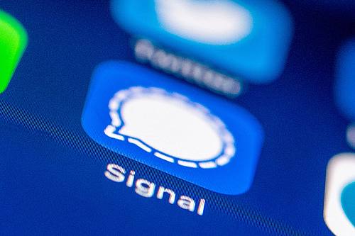 Das Logo des Messenger Dienstes Signal 