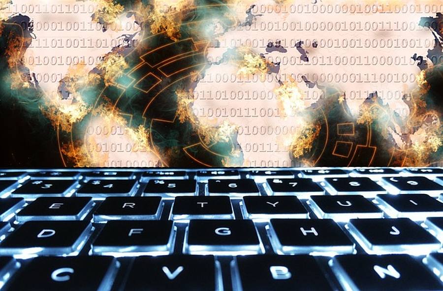 Ransomware, Cyber crime, Security image